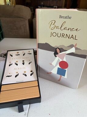 2pc. Fringe Studio Affirmation Card Set and Breathe Balance Journal